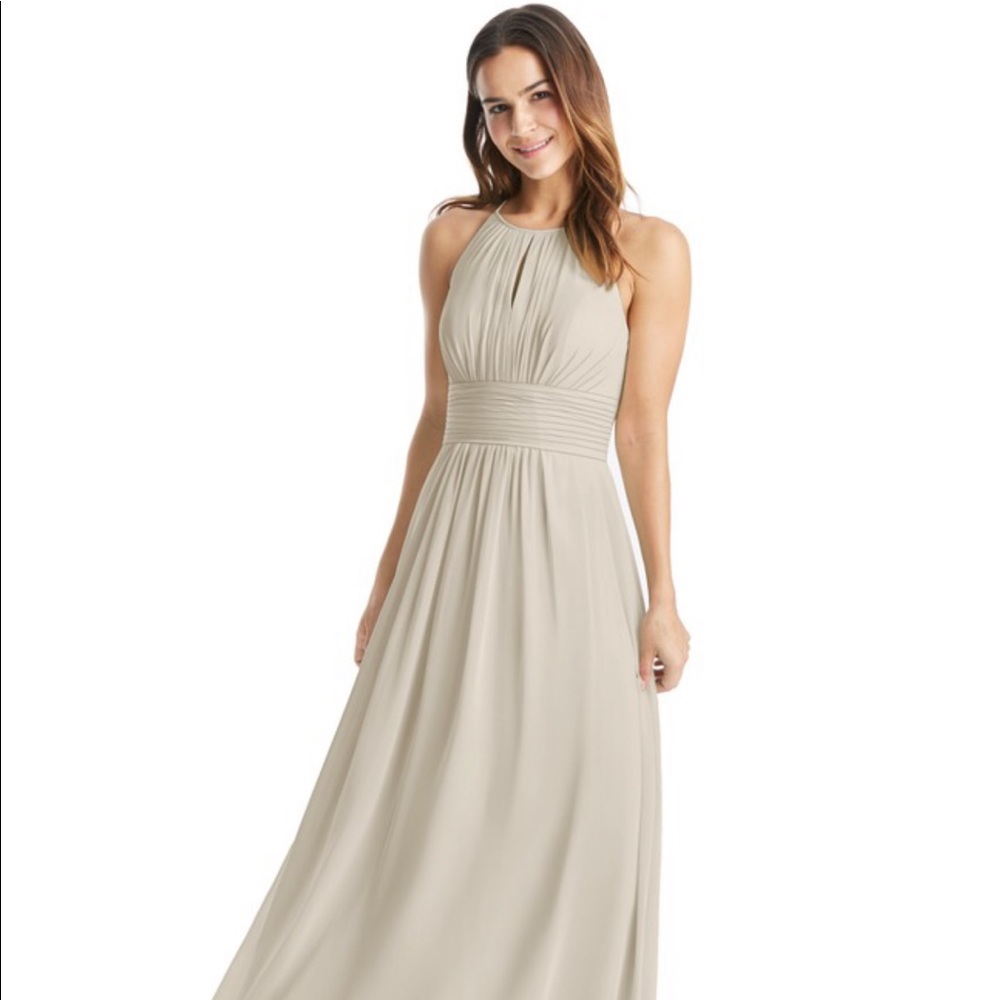 Azazie Bonnie Taupe (Tan) Bridesmaid Gown